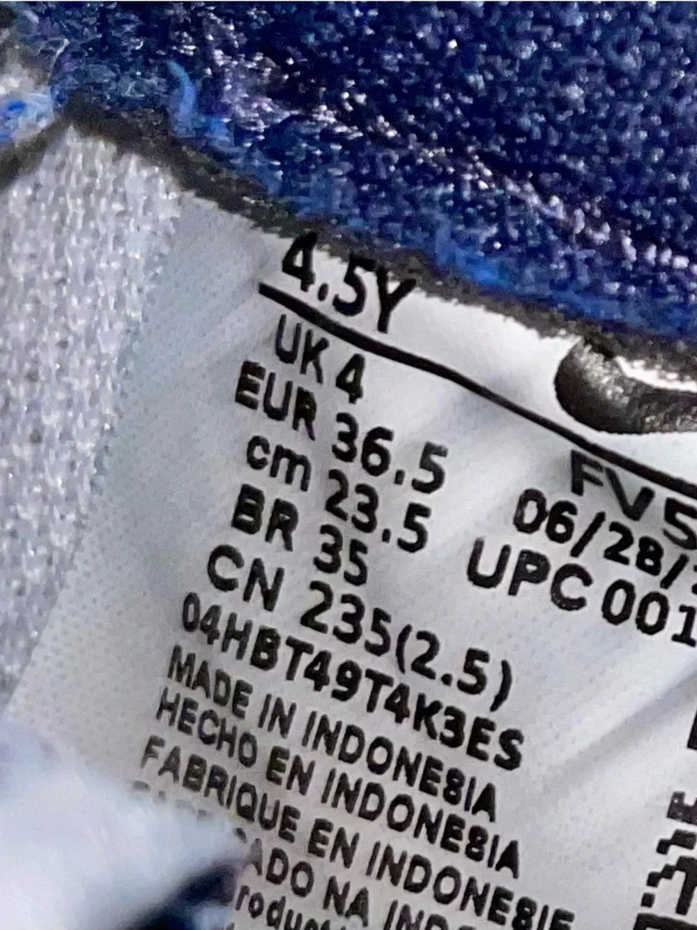 NIKE AF1 SZ 4.5
